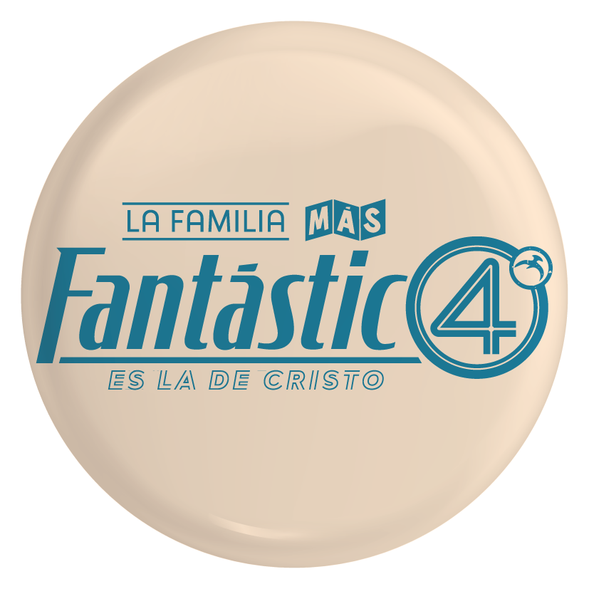 Botón Metálico Familia Fantástica - Apostólika