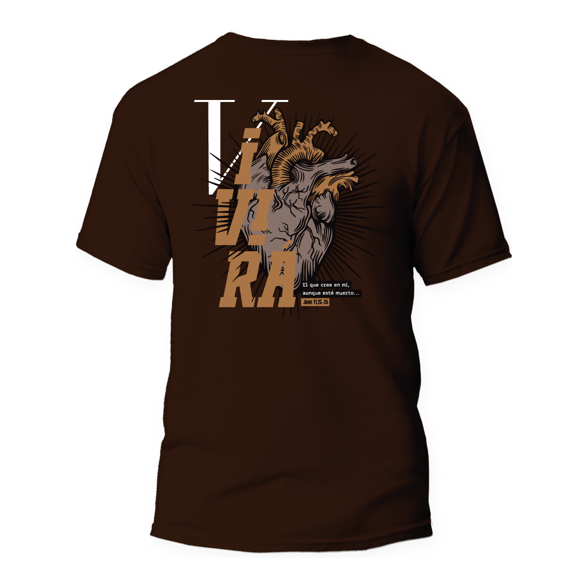 Playera Vivirá - Caballero