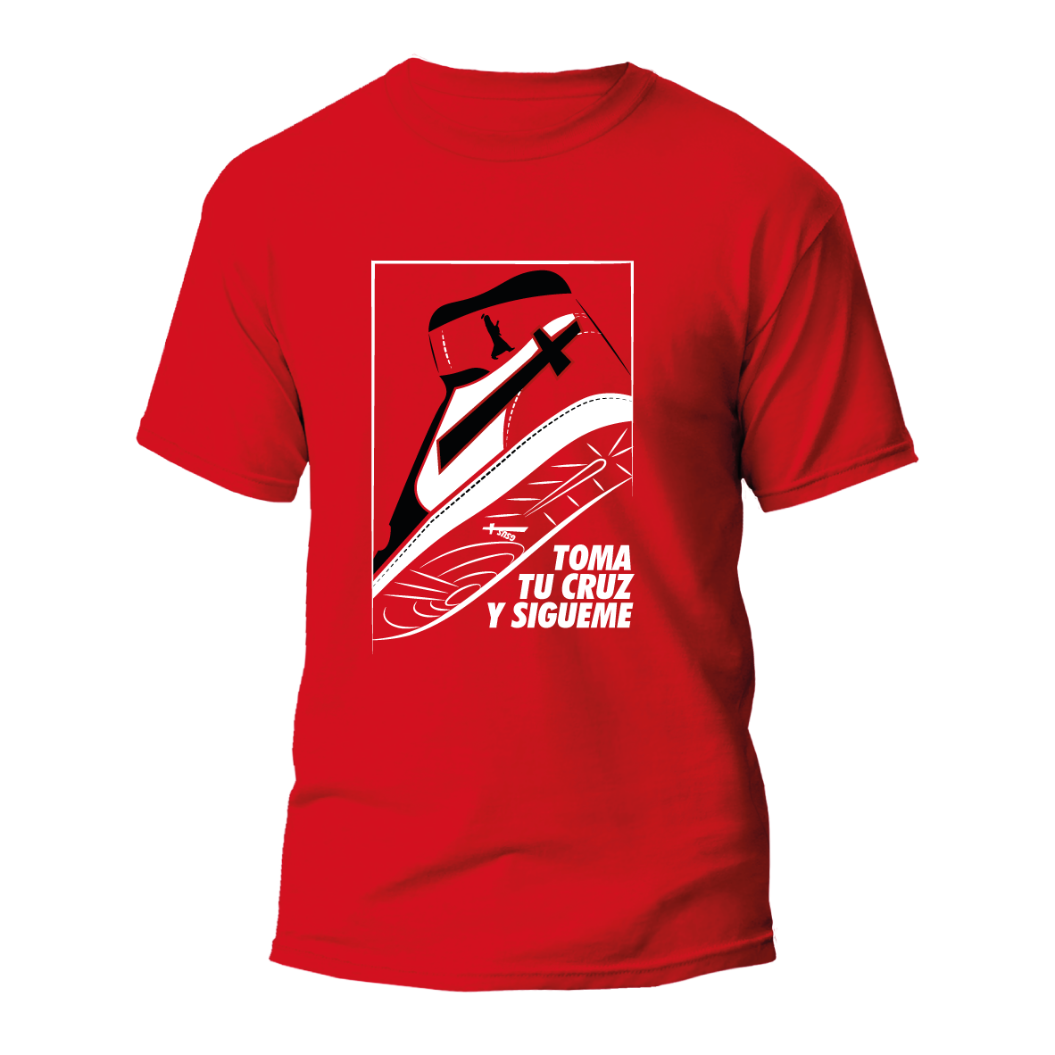 Playera Cruz Sígueme - Caballero